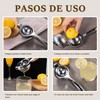 Exprimidor de Limones, Exprimidor de Naranjas Manual Inoxidable de Grado,