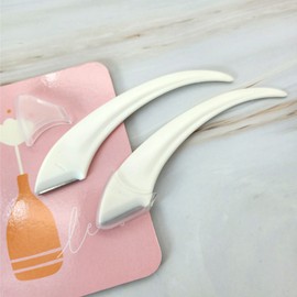 All That Factory Eyebrow Trimming Half-Moon Razor 1P White