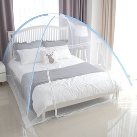 One-Touch Mosquito Net for Canopy Beds & Baby Cribs Large One-Touch Mosquito Net for 4-5 People