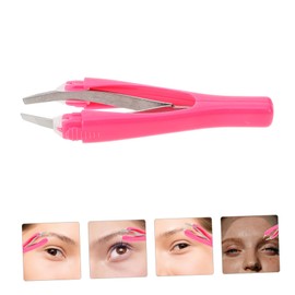 Baluue Eyebrow Tweezers Automatic Brow Shaping Clamp Precision Eyebrow Trimmer for Removal Compact and Portable Beauty Tool