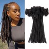 Loc Extensions Human Hair 0.4cm&0.6 cm&0.8cm width 4-18inch 10, 20,