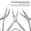 3pcs Residual Root Forceps Set Stainless Steel Dental Root Fragments
