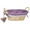Premier Housewares Picnic Basket Bread Basket Wicker Basket Oval Hamper