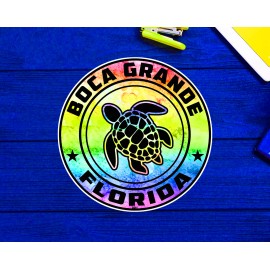 Boca Grande Florida Beach Sticker Decal 3" Vinyl