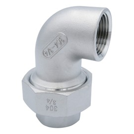 Flowbal VUL-04 Stainless Steel Threaded Fitting Union Elbow 1/2B