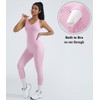 OMKAGI 2 Piece Workout Sets for Women Padded Workout Tops