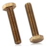 Yudesun 3Pcs M10x60mm Hex Bolts Screws Brass Hardware Machine Fasteners