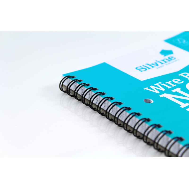 Silvine A5 Everyday FSC Twin Wire Notebook - Ruled 8mm
