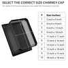 Garvee Chimney Cap 11 in x 11 in, Galvanized Steel