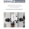 SORWDUERM Oil Rubbed Bronze Knobs Passage Door Knobs Interior Door