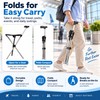 Folding Cane Seat for Outdoor Walking – Lightweight Walking Stick