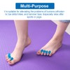ZaxSota Toe Separators for Bunion Pedicure, Gel Material Toenail Dividers,