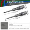 2-in-1 Screwdriver with Strong Torque and Magnet, 2 Pieces Voltage