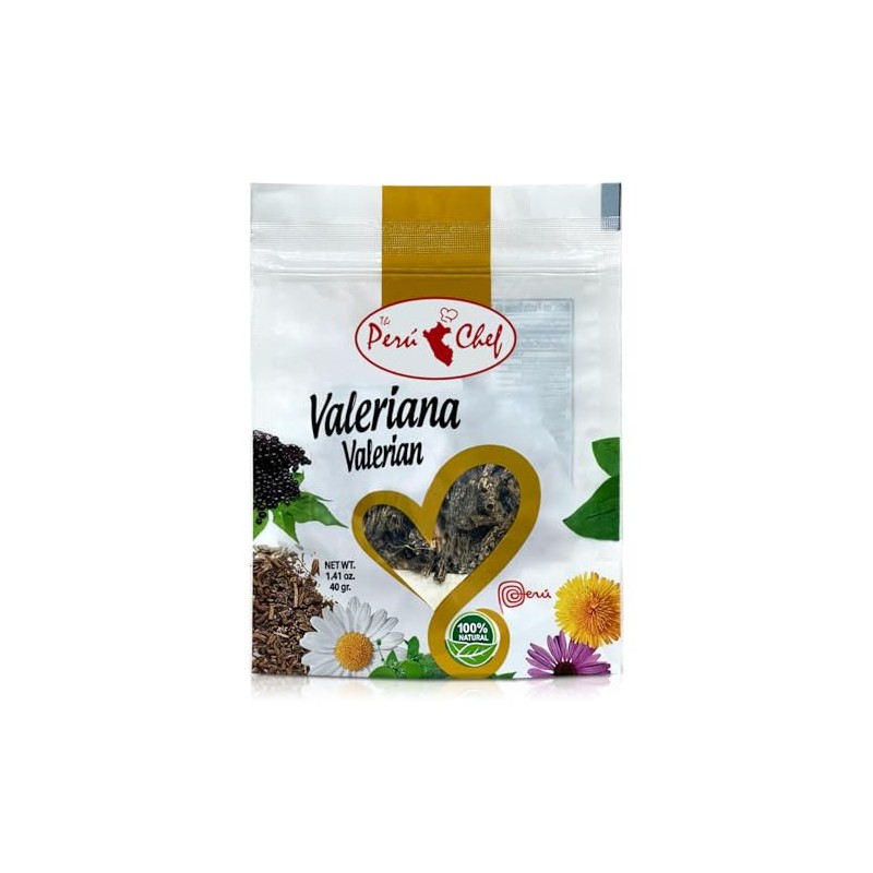 Peruchef Valerian Root Herbal Infusion 40g | Infusión de Raíz