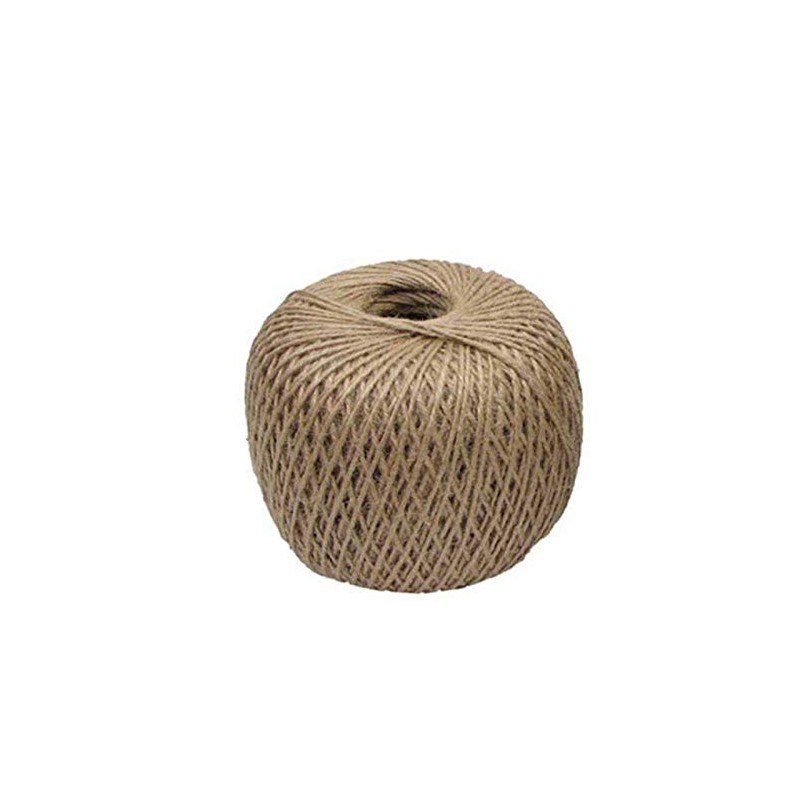60m of Jute Twine, Natural Hessian Burlap String 3 PLY