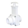 Valterra 6106 PVC Gate Valve, White, 1-1/2" MPT x Spig
