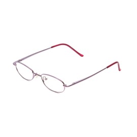 Calabria Metal Flex KIDS 1001 Oval Reading Glasses +1.00 Shiny Lavender Purple Girls 43mm