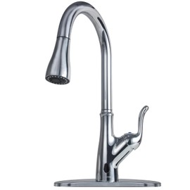 Touch Kitchen Faucet with Touchless Technology, Smart Kitchen Sink Faucet with Pull Down Sprayer, Touch on Activated Kitchen Bar Farmhouse Kitchens, RV, Sinks Faucet (Nickel)