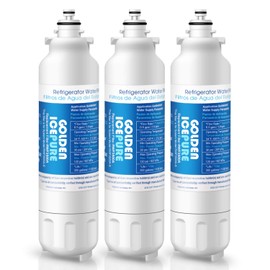 GOLDEN ICEPURE RWF3500A Replacement for LG LT800P, 469490, WS620A, LSC22991ST, LSXS26366S Refrigerator Water filter ADQ73613401, LSXS26366D, LUPXS3186N, LSXS26386S LMXS30776D, 3Pack