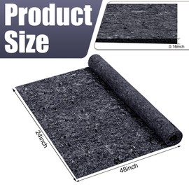 3 Pcs Dishwasher Sound Insulation Roll Cotton Blanket for Walls Pipe Attic Roof, 24 x 48 x 0.2 Inches