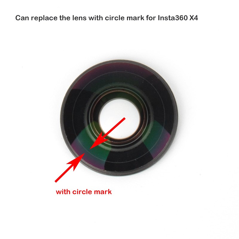 LICHIFIT Replacement Camera Lens for Insta360 X4 Action Camera Repair