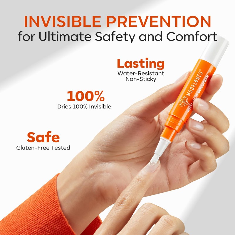 modelones Stop Nail Biting Pen,Orange Nail Biting Prevention