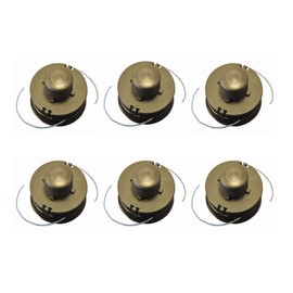 Baricus Replacement spools nylon threads nylon spools in practical pack of 6 for cordless grass trimmer QV90162