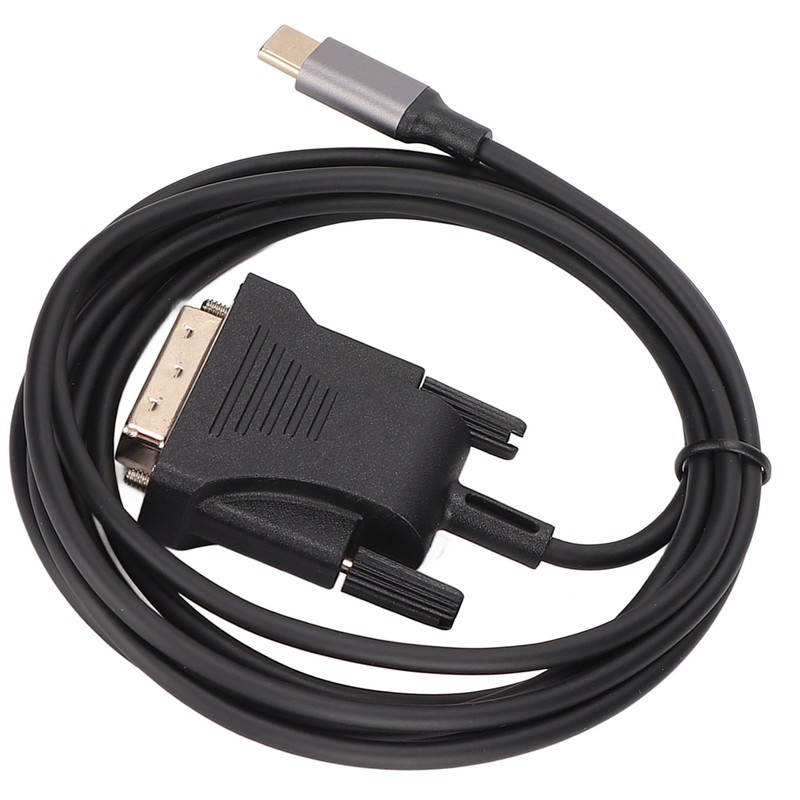 USB C 3.1 to DVI Cable 190cm/74.8in Clear Stable Type