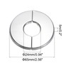 sourcing map Wall Split Flange, 2pcs 304 Stainless Steel Round