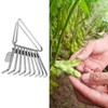 Fenteer Peanut Picker Rake Edamame Picker Hand Sturdy Versatile Fruit