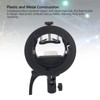 Flash Bracket for Bowens Mount Plastic Metal Round Head Flash