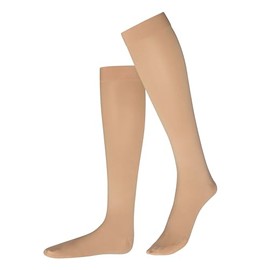 ITEM m6 - Compression Knee Socks for Women, 30 Denier, TRANSLUCENT 30 Conscious, Powder Pink