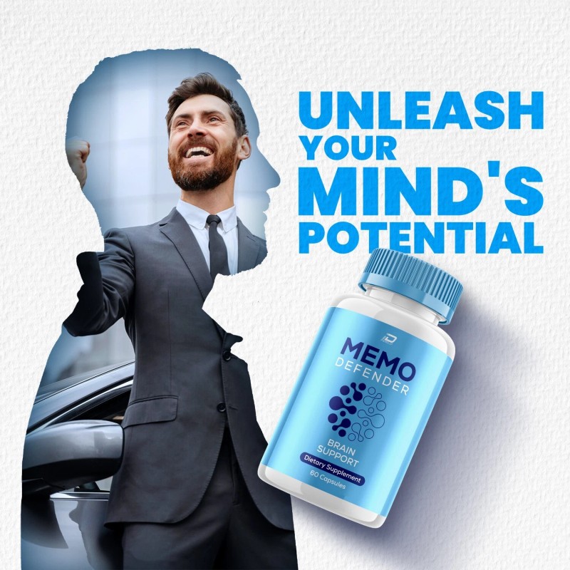 Memo Defender (1 Pack) Memo Defender Brain Supplement Capsules –