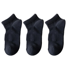 Alexis Leroy Socks for Women Comfortable Casual Socks Quarter Socks Ankle Socks 3 Pairs, black, One size fits all