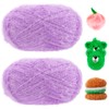 JeogYong Scrubby Yarn 2 Skeins (2 x 100g, 2 x