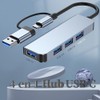 Yostyle Hub USB C 4 en 2, Adaptador USB C