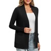 EXCHIC Women's Long Sleeve Knitted Cardigan, Lightweight Cosy Open Front,