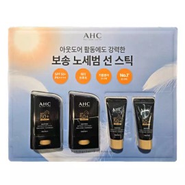 AHC 마스터즈 선스틱 22g X 2 + 선크림 10g X 2 AHC Masters Sun Stick 22g X 2 + Sunscreen 10g X 2