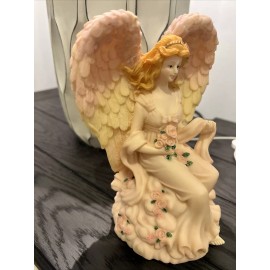 San Francisco Music Box Vintage Seraphim Angel Figurine Music Box Plays Amazing Grace