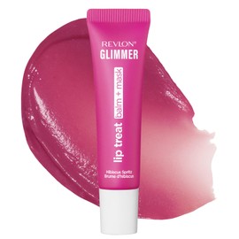 Lebron Glimmer Lip Treat Balm + Mask 005 Hibiscus Splits (Color Image: Hibiscus) 10g Lip Balm Lip Mask Butter Lip Lip Lip Moisturizer Glossy