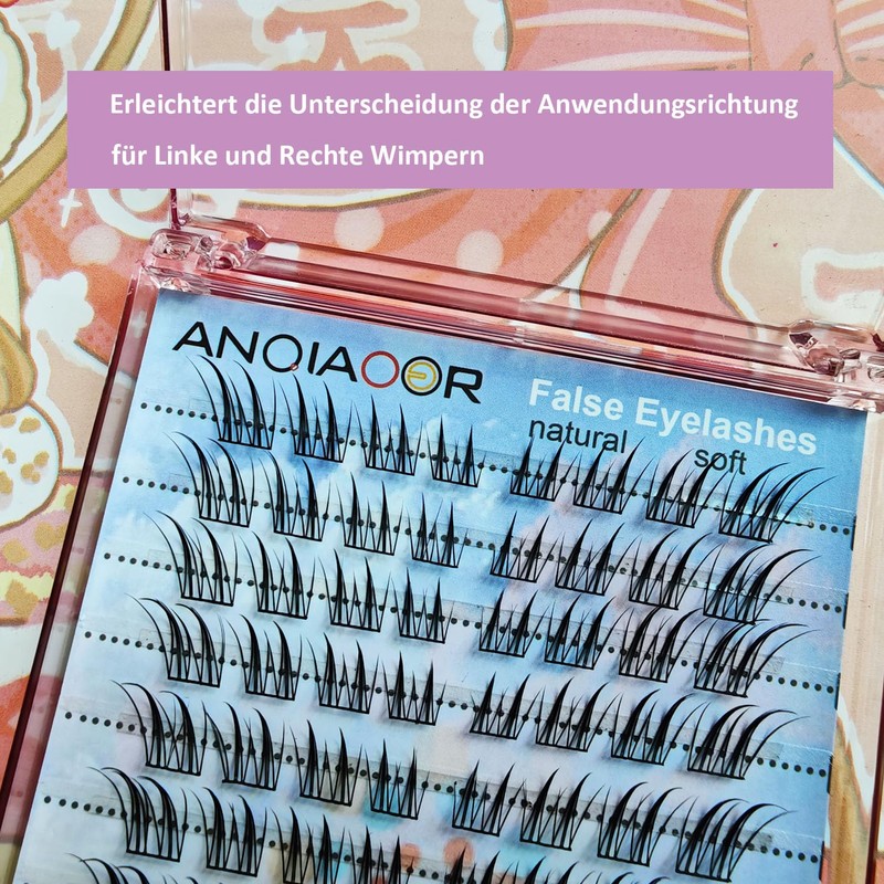 False Eyelashes Natural Look Fox Eye Artificial Eyelashes Wispy Faux