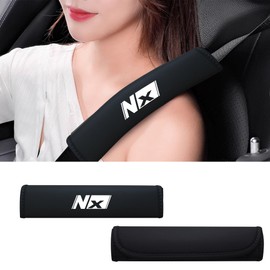 Treesiche Nappa Leather Seat Belt Shoulder Pad,Seat Belt Cover for NX 350h 250 450h+