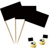 Blank Toothpick Flag Small Mini Labeling Marking DIY Stick Flags