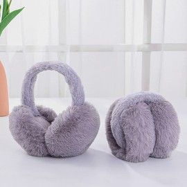 ISAKEN Winter Ear Muffs Women Girls Plush Ear Warmer Plush Ear Warmer Adult Child Classic Ear Muffs Windproof Ear Warmer for Outdoor Winter Riding