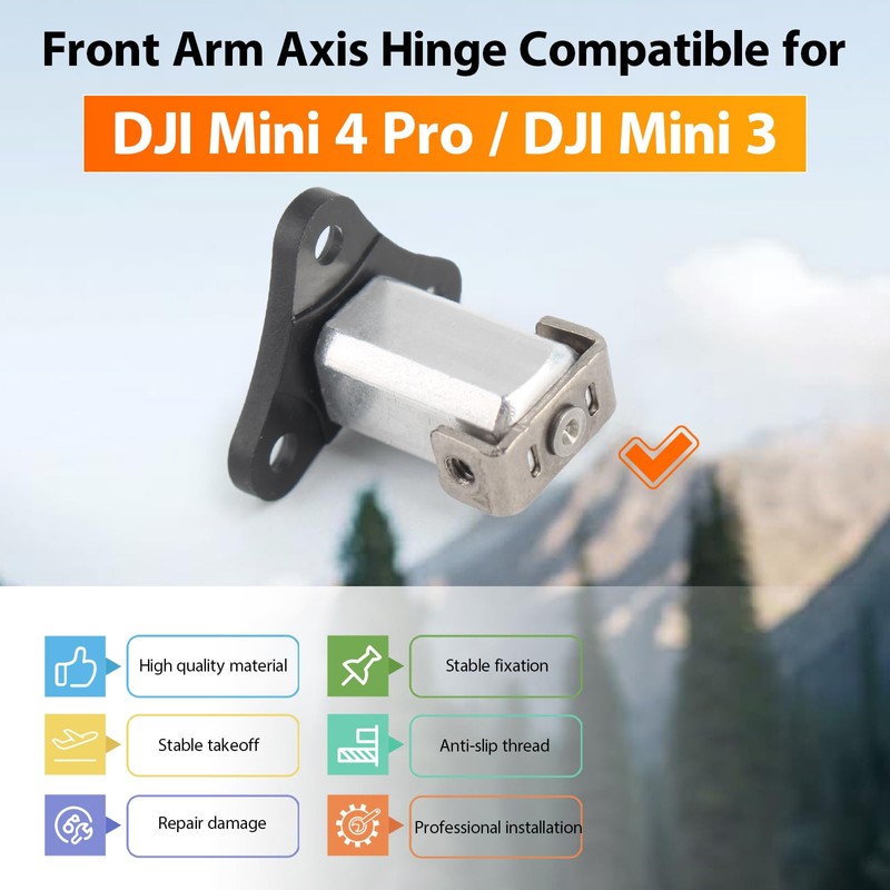 Front Arm Axis Replacement for DJI mini 4 pro/Mini 3
