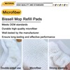 8 Pack Steamer Mop Pads，Compatible with Bissell Pur Steam Shot,