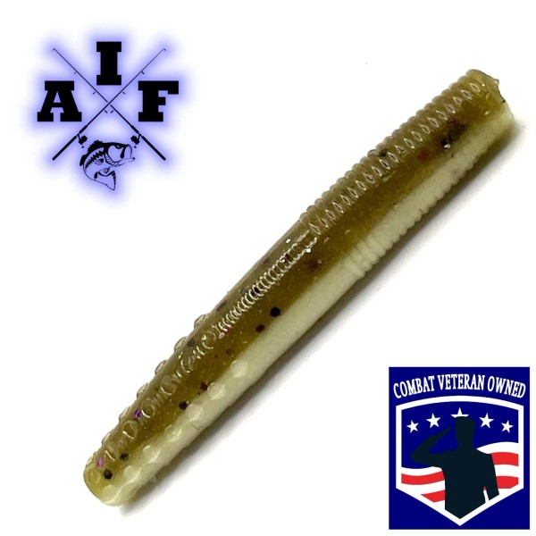 All In Fishing 20ct 2.7” Goby And White Ned Rig
