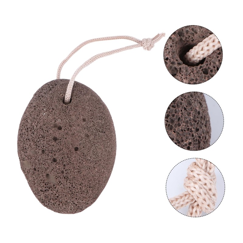 FOMIYES 3pcs Callus Remover Foot Stone Natural Earth Pumice for