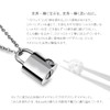 ReLine Genuine Cremation Accessory, Diamond Padlock Pendant, Includes Bone Set,