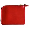 Coin Purse, Coin Purse, L-shaped YKK Zipper, Genuine Tochigi Leather,